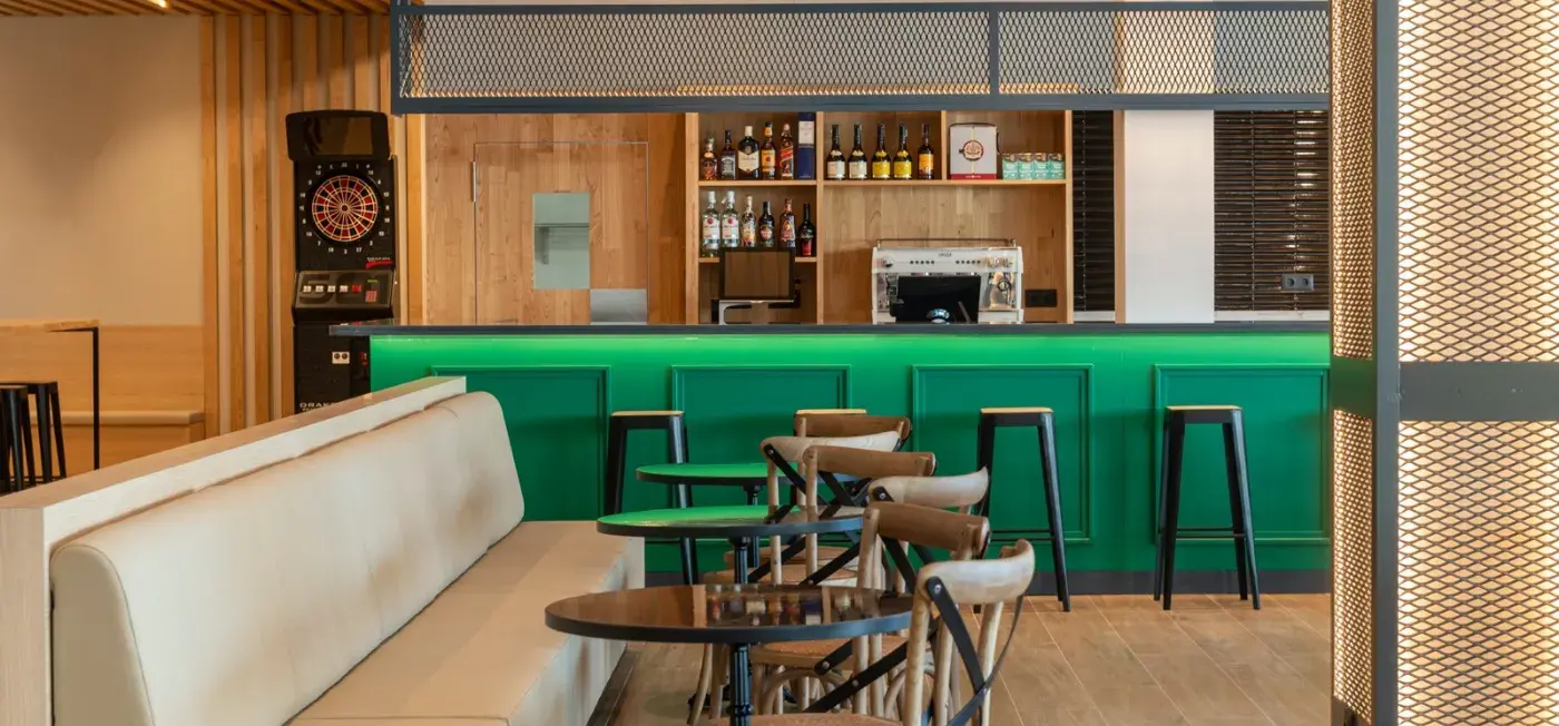 Bar view of L'Azure Hotel Girona, Spain